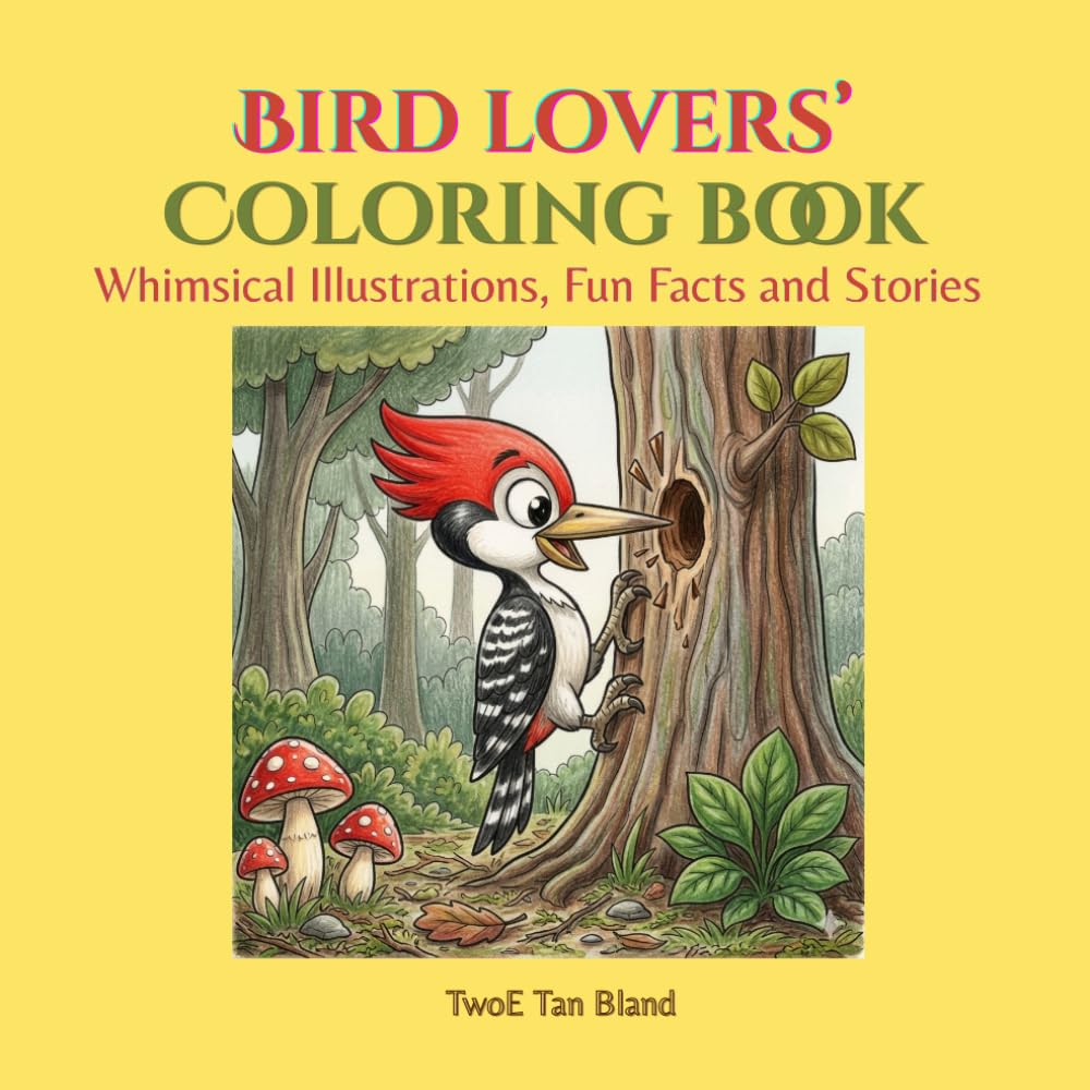 Bird Lovers' Coloring Book cover